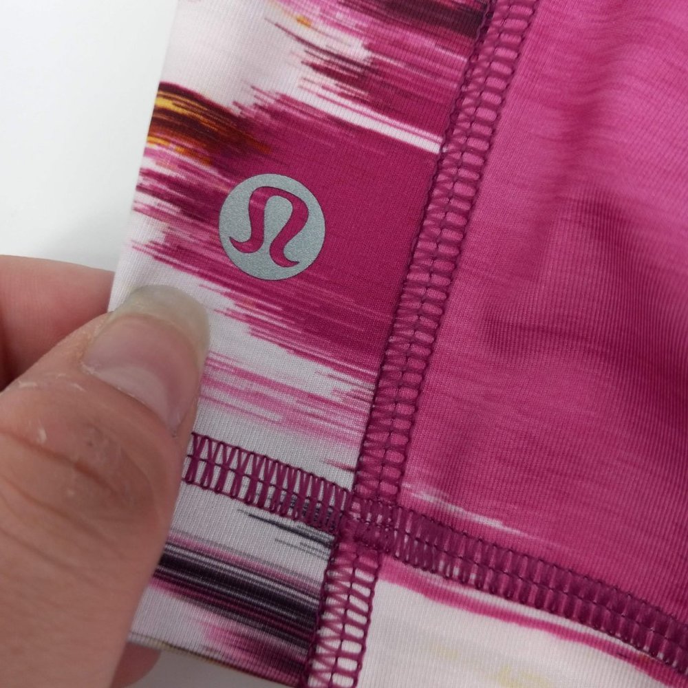 Lululemon What The Sport Short II In Pigment Wind Berry Rumble Multi Running 4 - Picture 8 of 12